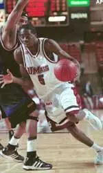 Stephane Lasme and the Minutemen will play Dayton on Sunday at 2:00 p.m.