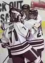 UMass will play New Hampshire on Friday in the Hockey East Semifinals at the FleetCenter.