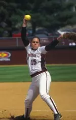 Jenna Busa had a complete game victory for UMass in a 4-2 win over Notre Dame this afternoon.