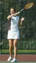 Dorothy Iwanowicz and the women's tennis team will take on Duquesne in the first round of this year's A-10 tournament.
