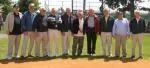 Members of the 1954 baseball team reunited in 2004.