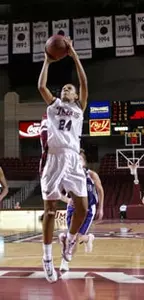 Edris Bailey and the Minutewomen will play three non-conference games at home this season.
