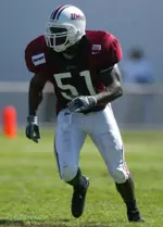 Junior captain Serge Tikum and the Minutemen open the 2004 season at Delaware State on Saturday.