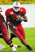 Steve Baylark had 94 rushing yards in Saturday's loss to No. 4 Delaware.