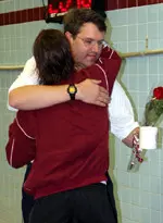 The women's team was originally schedule to take on Central Connecticut State on Sunday at 1:00 p.m. at the Joseph R. Rogers, Jr. Pool, but due to the winter storm which has affected the region, the teams have pushed that meet to Monday night at 6:00 p.m.