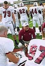 Don Brown will have seven new players to coach this spring as part of his program