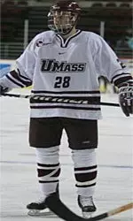 Minutemen fall despite Mike Kostka's shorthanded goal.