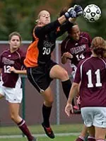 Kristin Walker is a 2005 A-10 First Team goalkeeper.