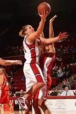 Kate Mills had 14 points, six rebounds and three blocks against Hartford Saturday.