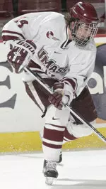 P.J. Fenton scored his first goal of the season Fridat night vs. Providence.