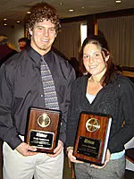 Brad Anderson and Jaime Bawden were honored at the luncheon.