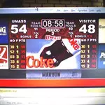 Here is a sample of the new video board UMass will be installing at the Mullins Center this winter.