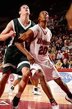 Dante Milligan made his UMass debut and had seven points and eight rebounds.
