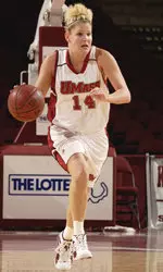 Pam Rosanio led UMass with 12 points against Georgia Tech.