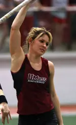 Freshman Kristen Bakanowski is off to a sensational start this indoor season.