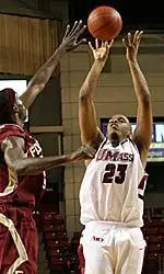 Lawrence Carrier and the Minutemen knocked off Florida State, 78-68, Tuesday night at the Mullins Center.