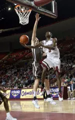 Maurice Maxwell led UMass with 14 points on Wednesday.