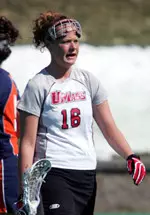 Senior Judy Kestner looks to guide the Minutewomen past Hofstra on Wednesday afternoon.