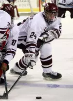 Dusty Demianiuk and six other UMass seniors played in their final game at the Mullins Center on Friday evening.