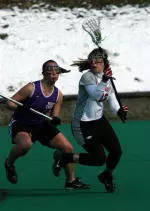 Kathleen Typadis led the Minutewomen with four goals in Sunday's contest with Duquesne.