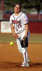 Jenna Busa threw a one-hit shutout with nine strikeouts in UMass' game two win over Maine. The Minutewomen swept the Black Bears Wednesday.