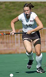 Senior Katelyn Woolfrey and the Minutewomen open preseason practice on Friday.