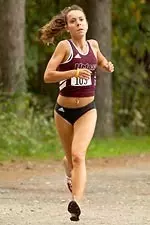 Sophomore Christina DeRosa took second on Saturday against Maine and Vermont
