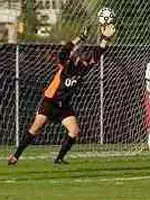 Kristin Walker made 17 saves vs. the Northeast Region's No. 4 team.