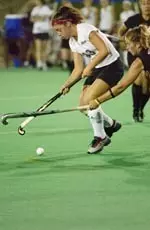 Katelyn Orlando scored her team-high third goal of the season in Saturday's loss at UConn.