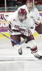 P.J. Fenton is one of three UMass assistant captains.