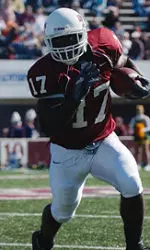 Tony Nelson became the first Minutemen rookie to scored three or more TDs since 2002.