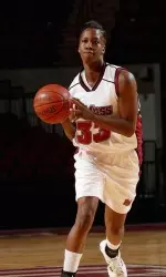 Tamara Tatham had 13 points and six rebounds against Hartford.