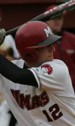 Bryan Garrity and the Minutemen look to rebound tomorrow against Illinois.