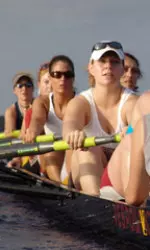UMass Rowers defend the Yankee Cup.