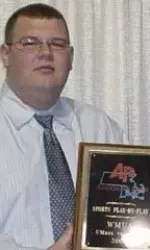 Marc Bertrand (pictured) and Nick Zguro were honored by the Associated Press.