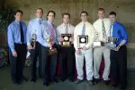 From left to right: Matt Anderson, Mark Matheson, Zech Klann, Cory Quirk, Chris Davis, Mike Kostka and Jamie Solon.