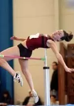 Creel took third place overall at the Holy Cross Heptathlon.