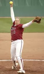 UMass freshman pitcher Brandice Balschmiter.