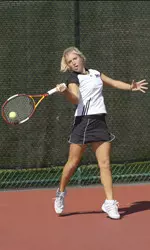 Lauren MacKay fell in the Quarterfinals of Group C singles.