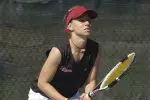 Michele Spiess won her No. 1 singles match and teamed with Masha Pozar to win No. 1 doubles.
