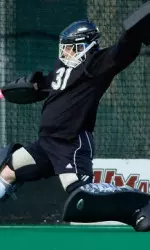 Sarah Williams made nine saves in UMass' overtime loss to Syracuse on Friday.