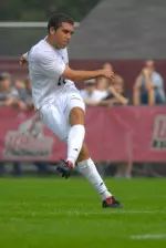 Mark DeSantis scored the first two collegiate goals of his career in the 3-0 win over Dayton