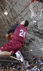 Tony Gaffney was the runner-up in the dunk contest.