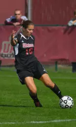 Senior Britt Canfield picked up her team-leading ninth assist.