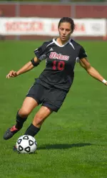 Senior Britt Canfield scored a pair of goals, her fifth and sixth of the season.