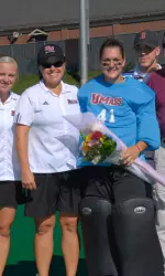 Becky Letourneau and Coach Sowry