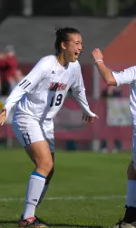Patry after scoring her goal on Sunday.