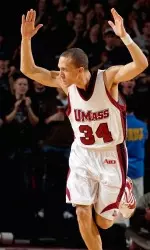 James Life is sixth all-time in 3-pointers at UMass.