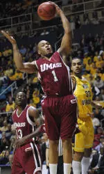 Rashaun Freeman, along with Stephane Lasme, will be UMass' first players at Portsmouth since Charlton Clarke in 1999.