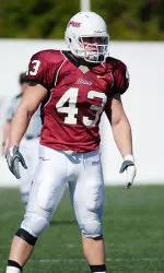 Jason Hatchell will play against Holy Cross as a senior on Sept. 1, 2007.